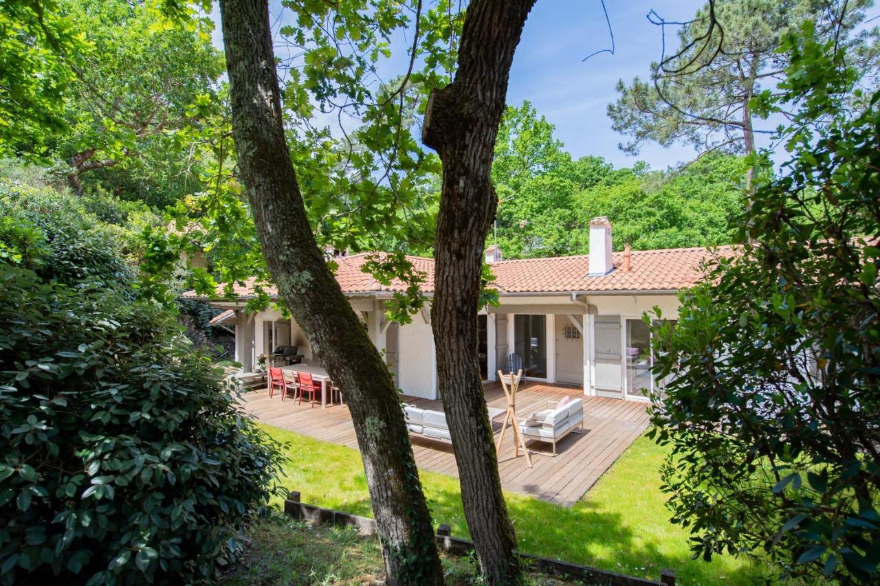 Villa Spacieuse A Arcachon, Proche Plages, Jardin Luaran gambar