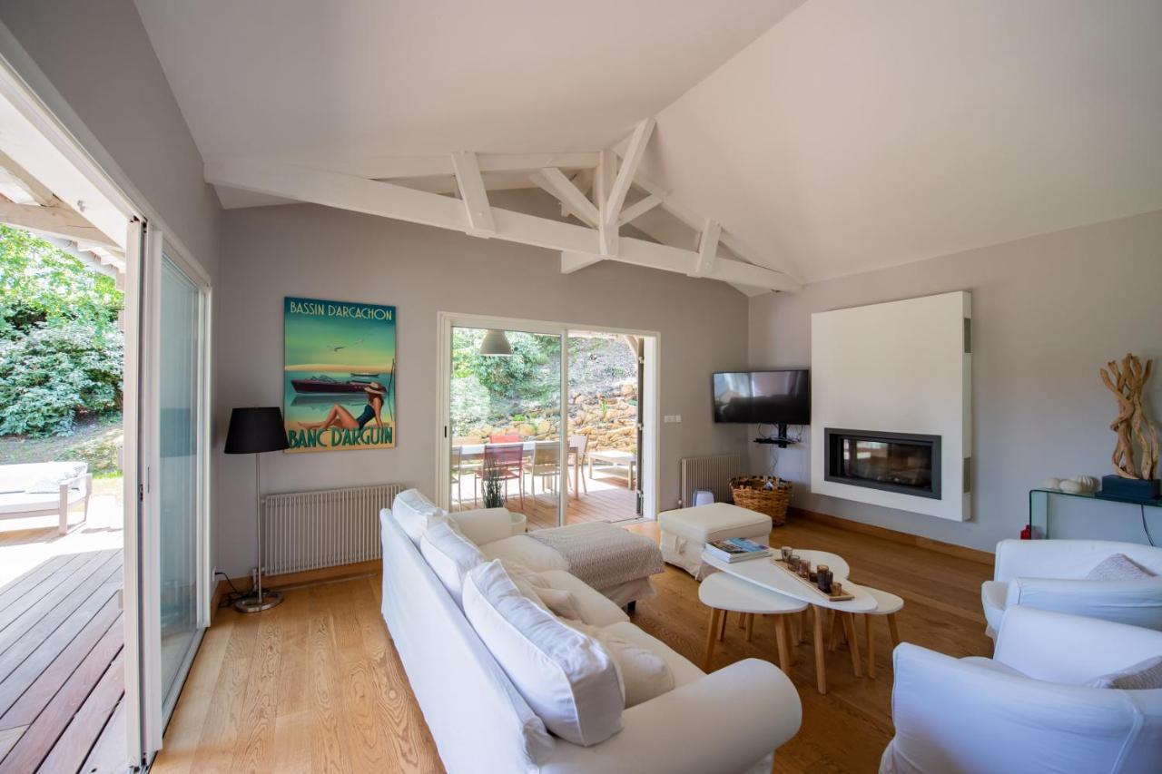 Villa Spacieuse A Arcachon, Proche Plages, Jardin Luaran gambar
